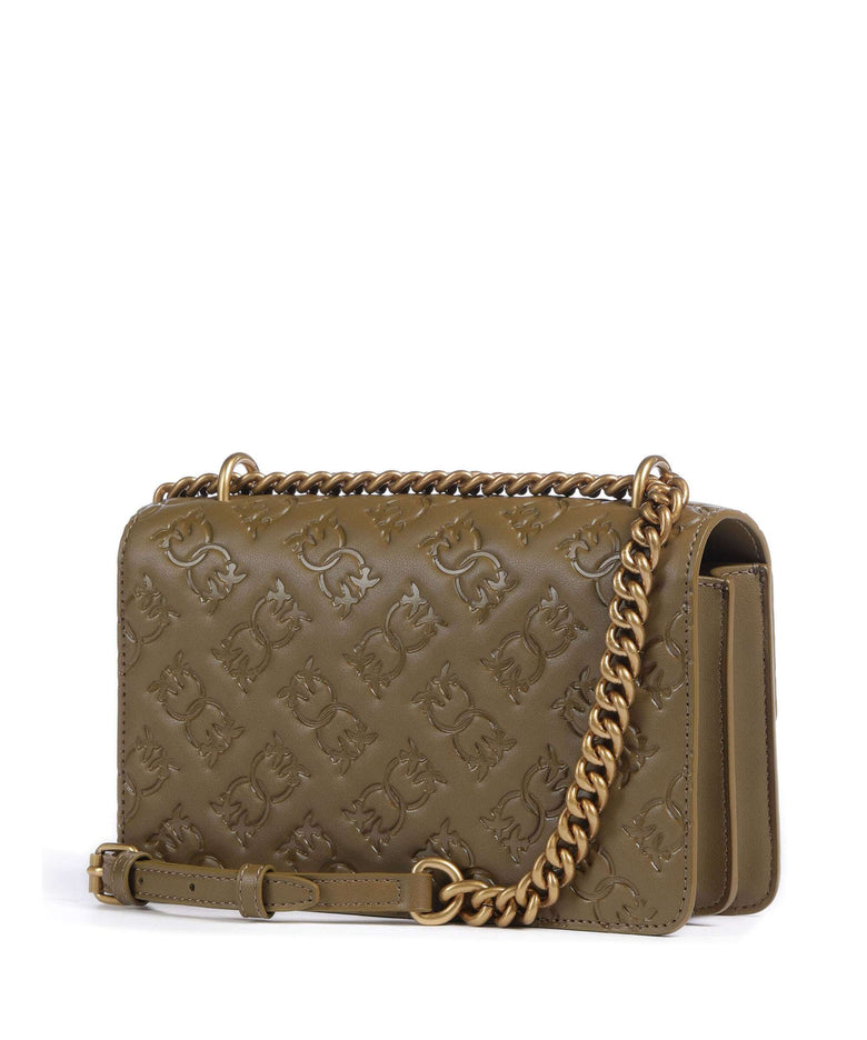 Pinko Love One Mini Shoulder bag piantagione/antique gold