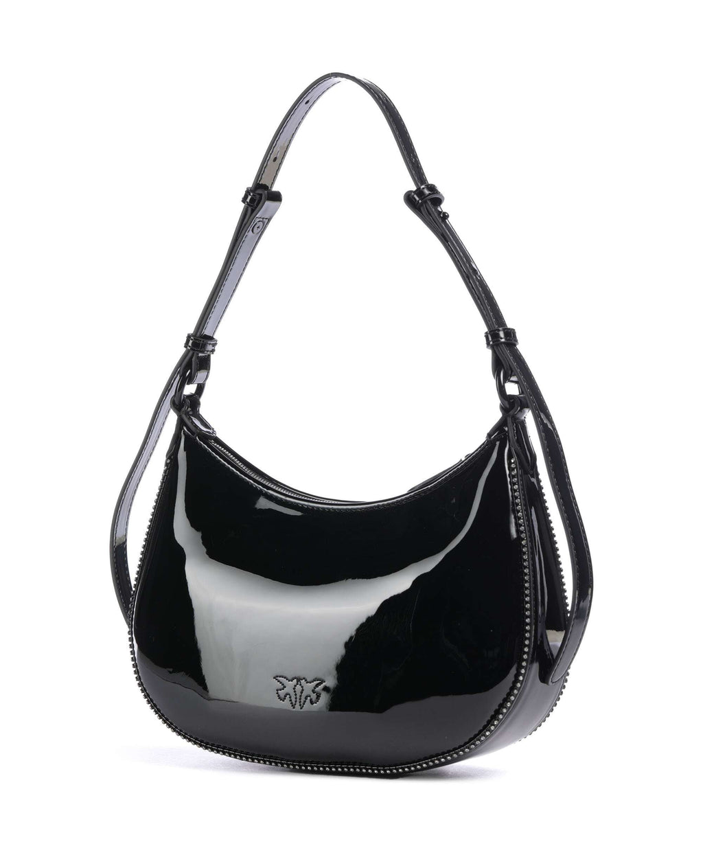 Pinko Half Moon Mini Shoulder bag nero limousine