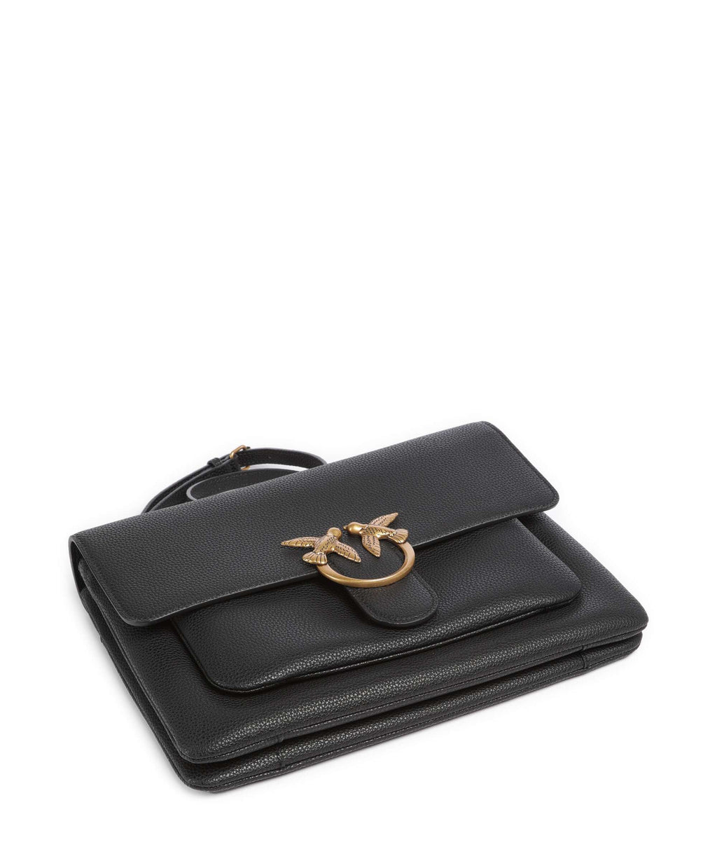 Pinko Love Soft Big Shoulder bag nero/antique gold