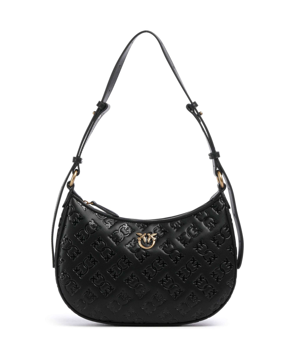 Pinko Half Moon Mini Shoulder bag nero/antique gold