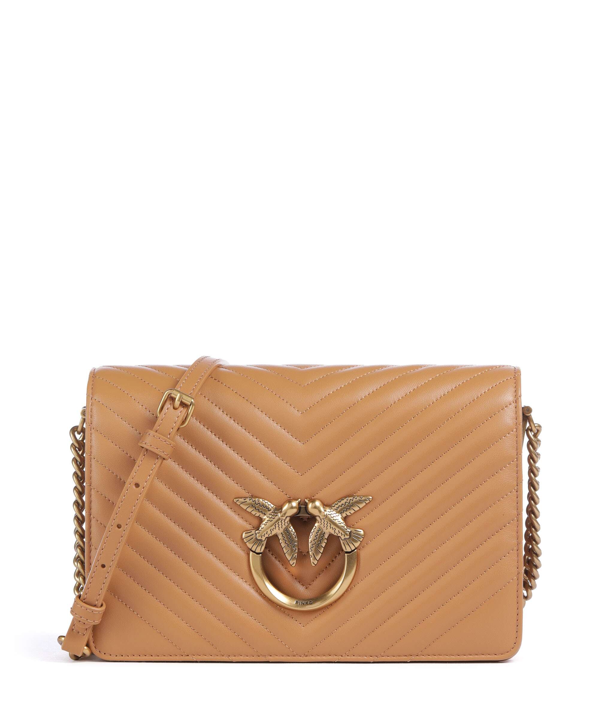 Pinko Love Click Classic Crossbody bag torrone/antique gold