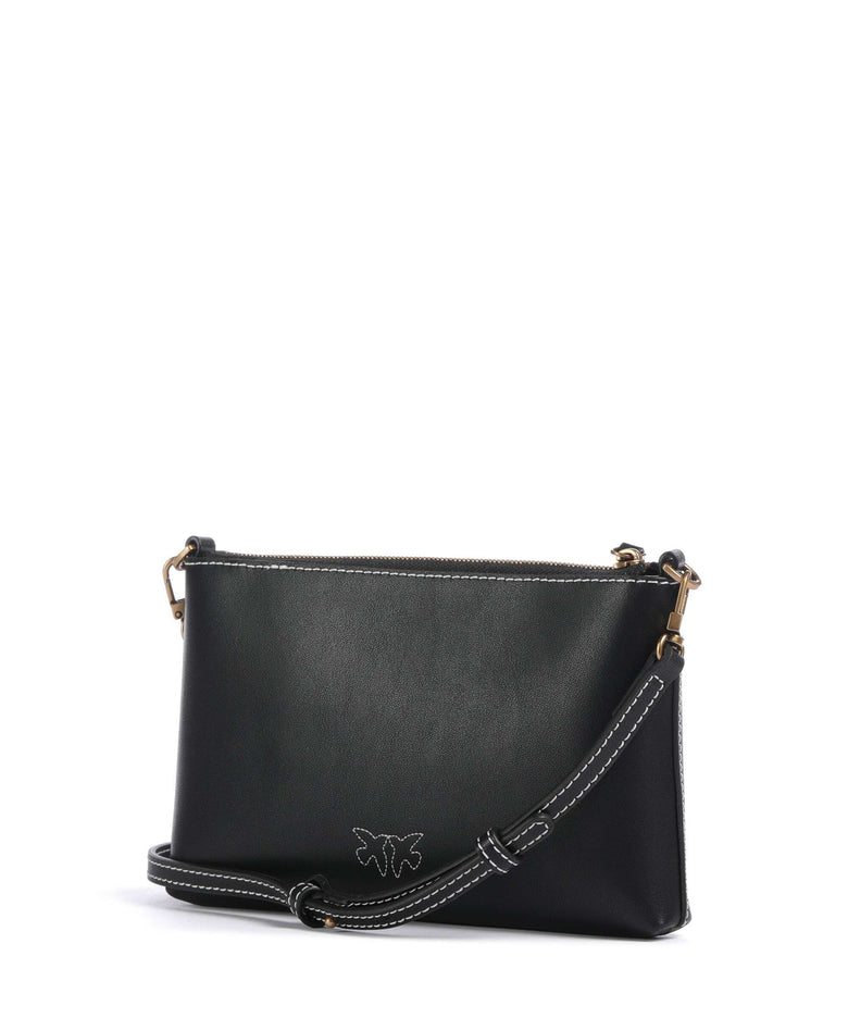 Pinko Flat Mini Crossbody bag nero/antique gold