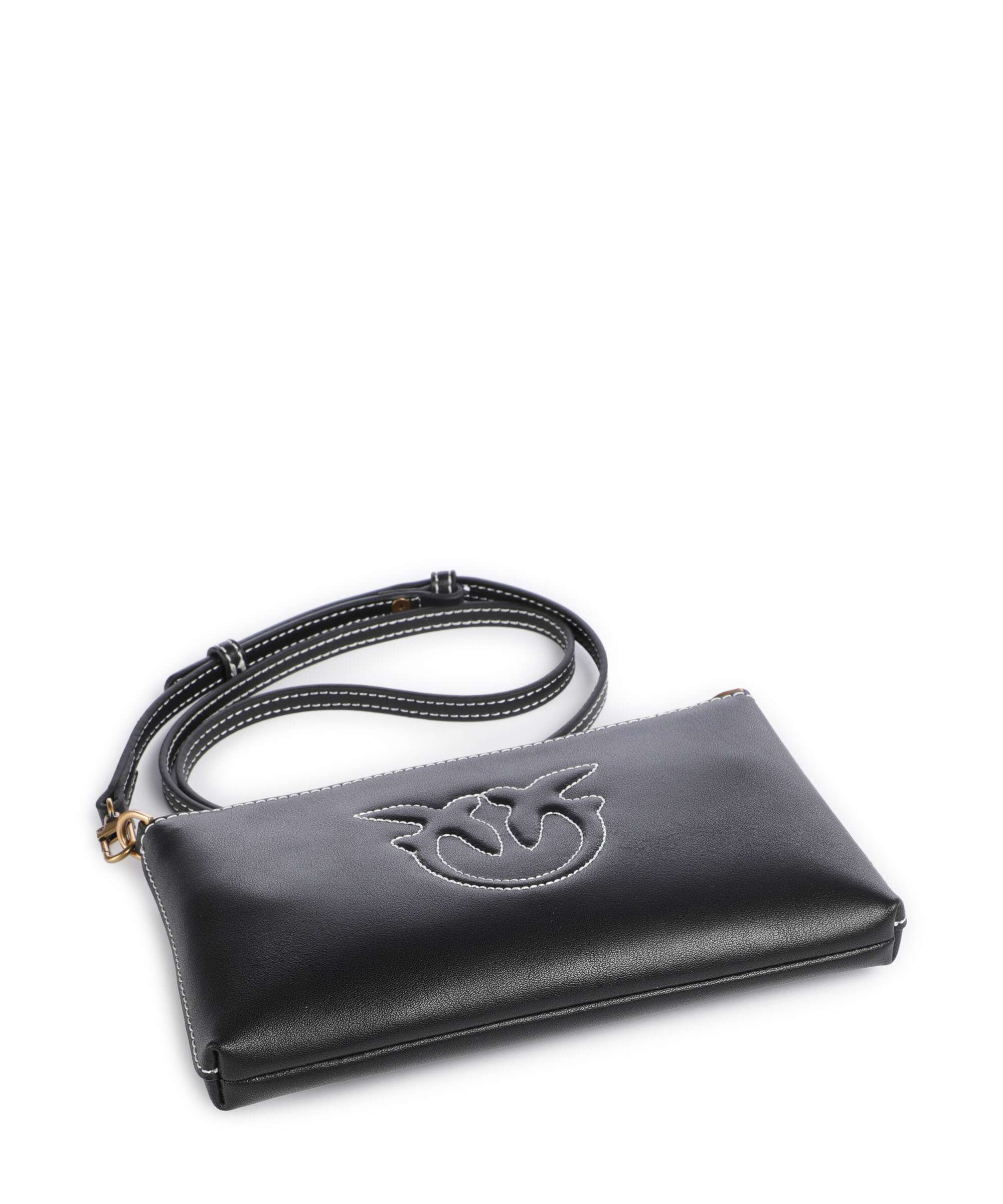 Pinko Flat Mini Crossbody bag nero/antique gold