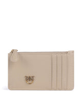 Pinko Airone Credit card holder beige/grigio fumo/antique gold