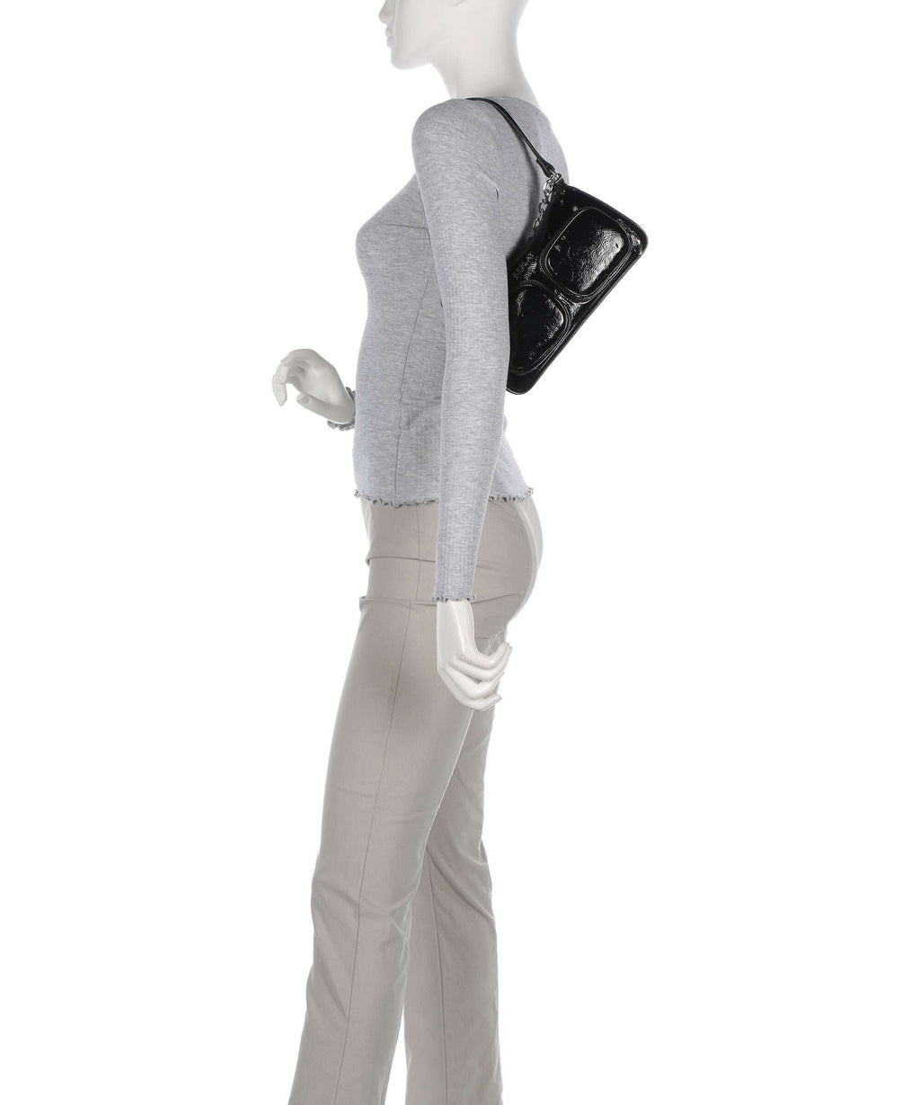 Replay Shoulder bag shiny black