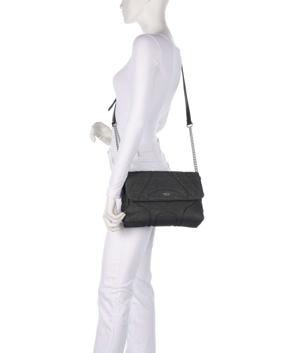 Replay Shoulder bag washed black