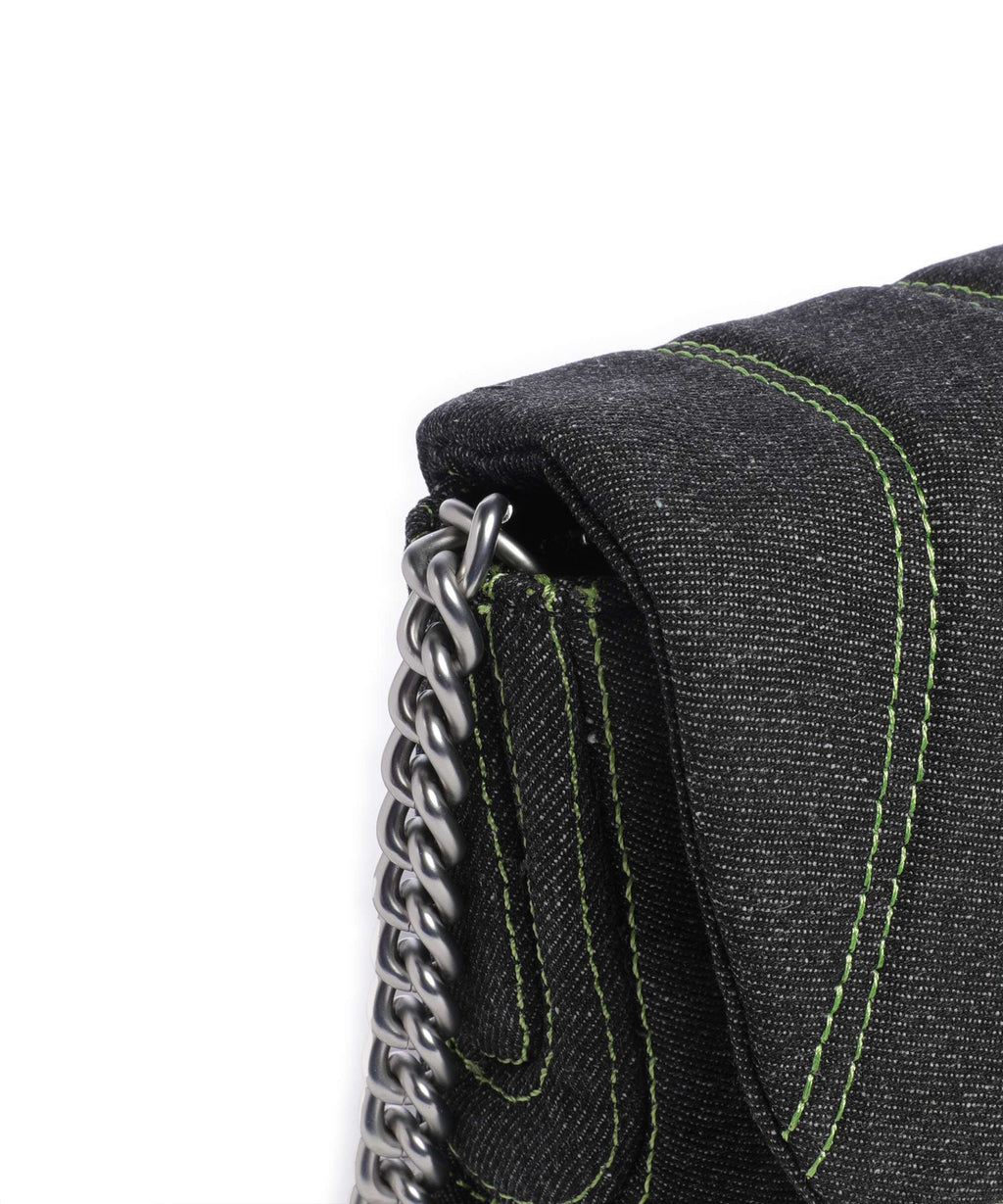 Replay Crossbody bag washed black/green