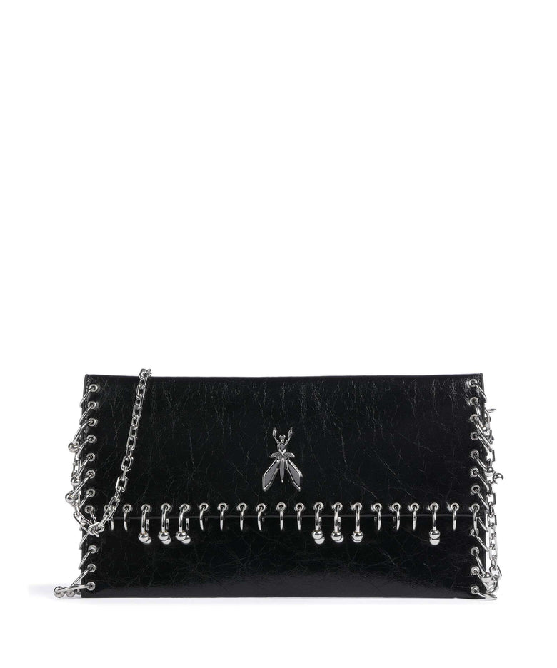 Patrizia Pepe Fly Glossy Crossbody bag nero