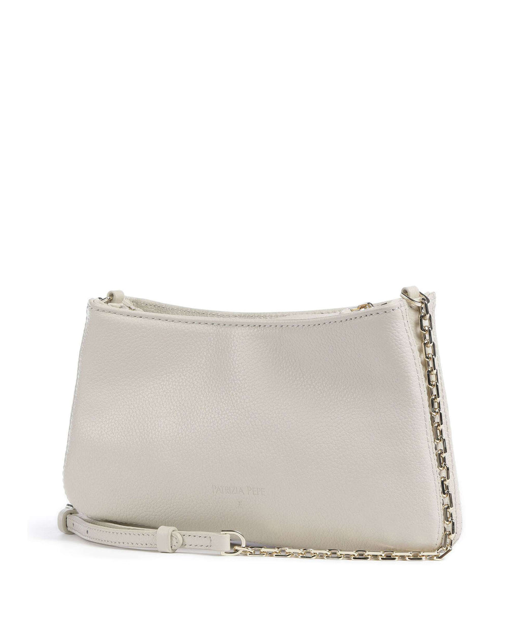 Patrizia Pepe Tris Crossbody bag offwhite