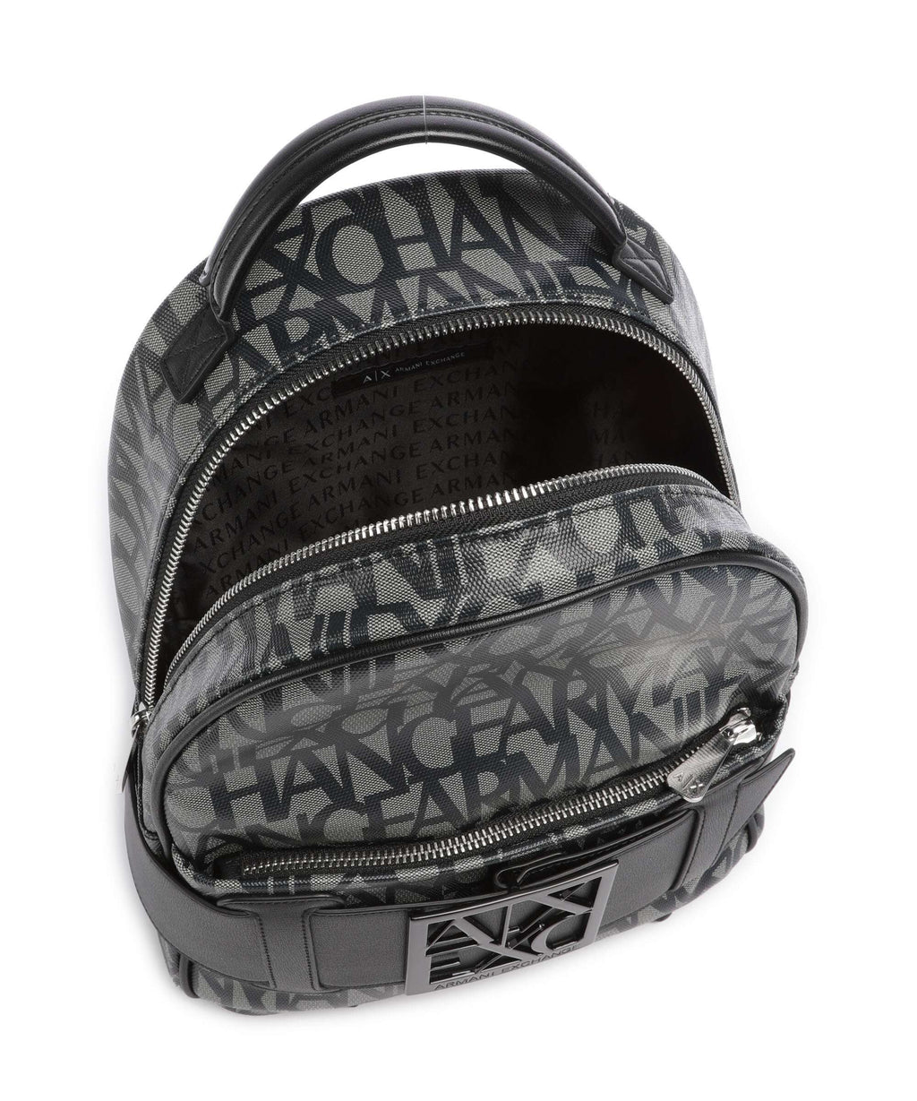 Armani Exchange Susie Backpack beige/navy stripes