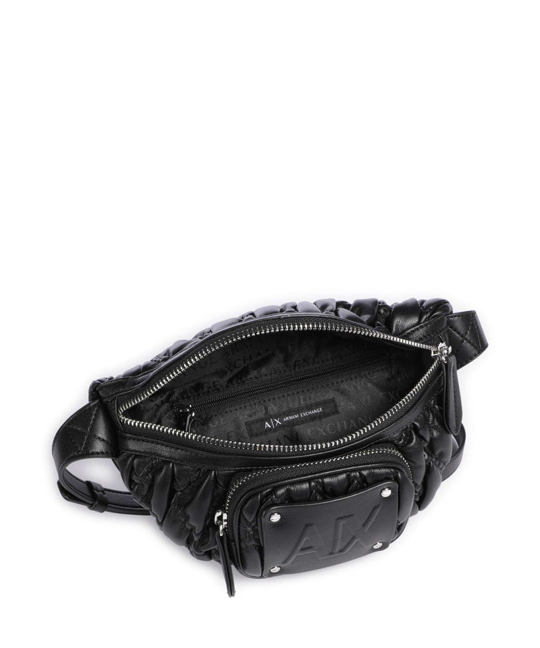 Armani Exchange Grace Fanny pack black