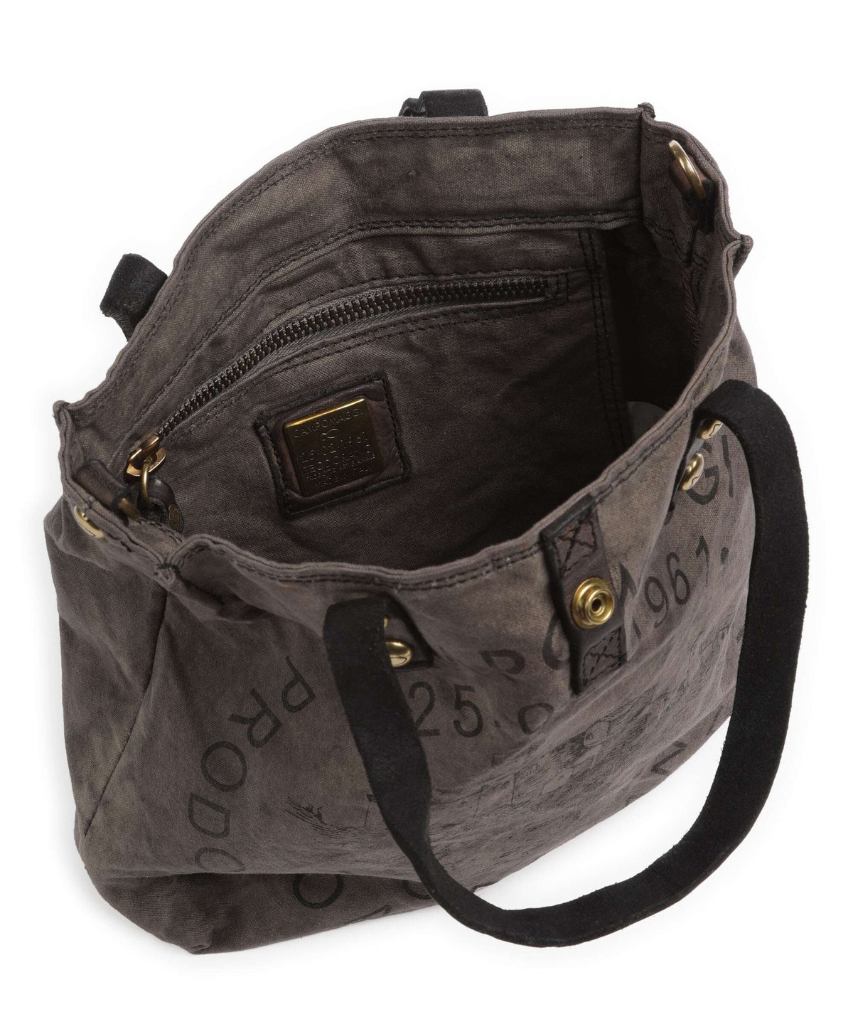 Campomaggi Handbag beige/grigio/nera
