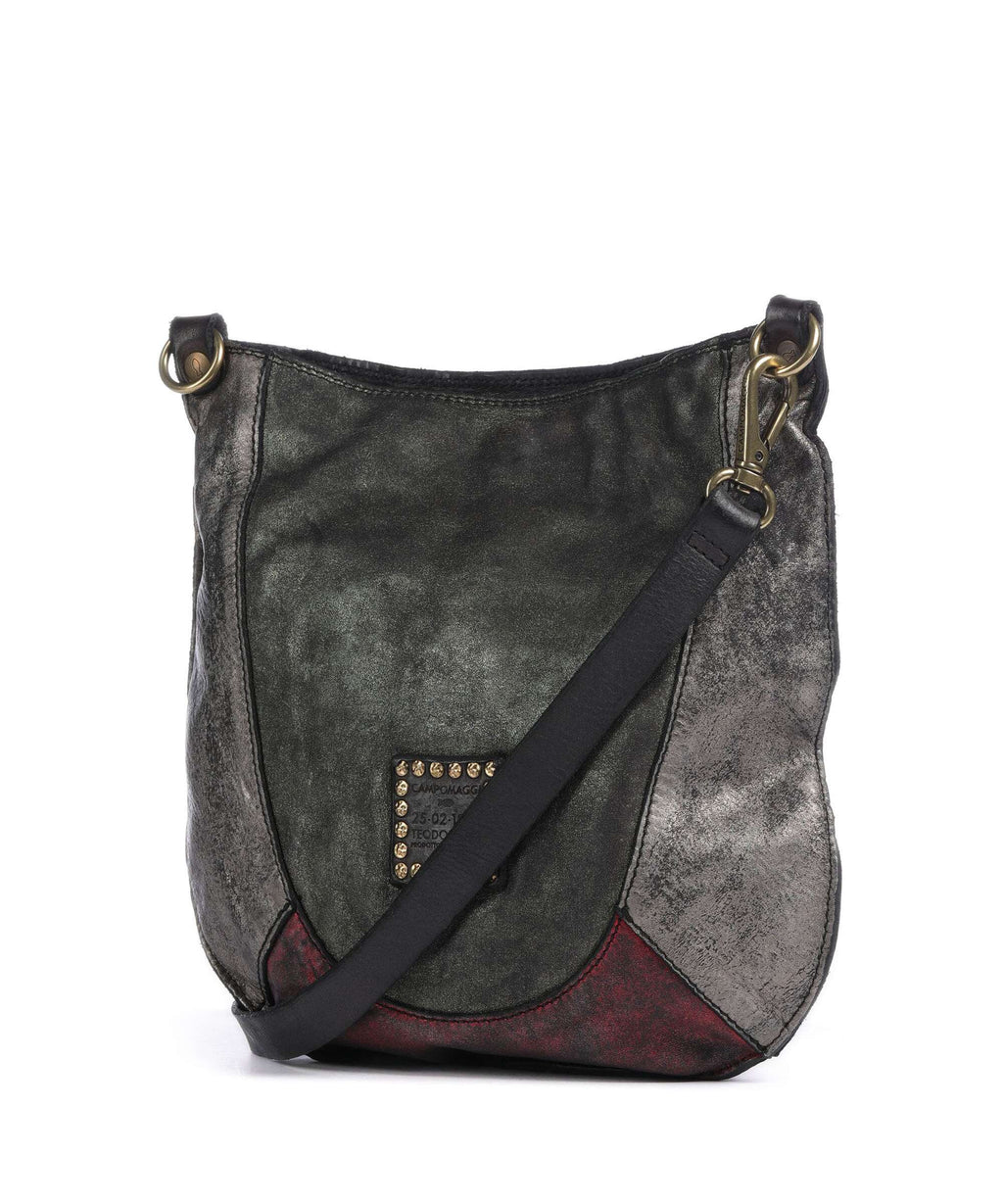 Campomaggi Crossbody bag military/red/dark grey