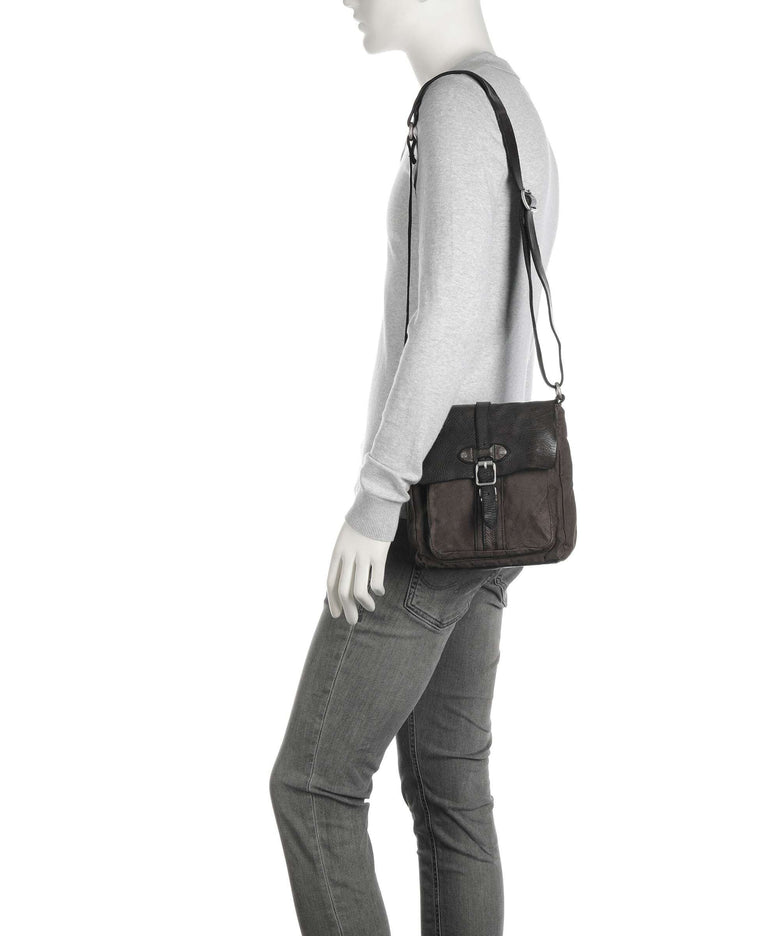 Campomaggi Crossbody bag verde militare/grigio