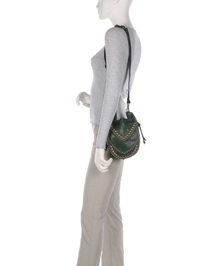 Campomaggi Bucket bag green bottle