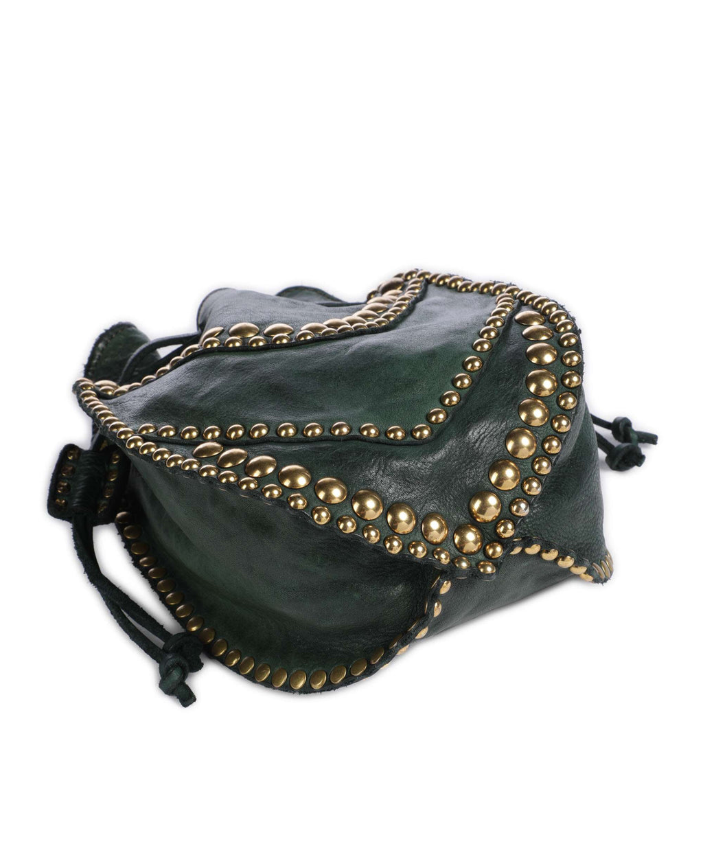 Campomaggi Bucket bag green bottle