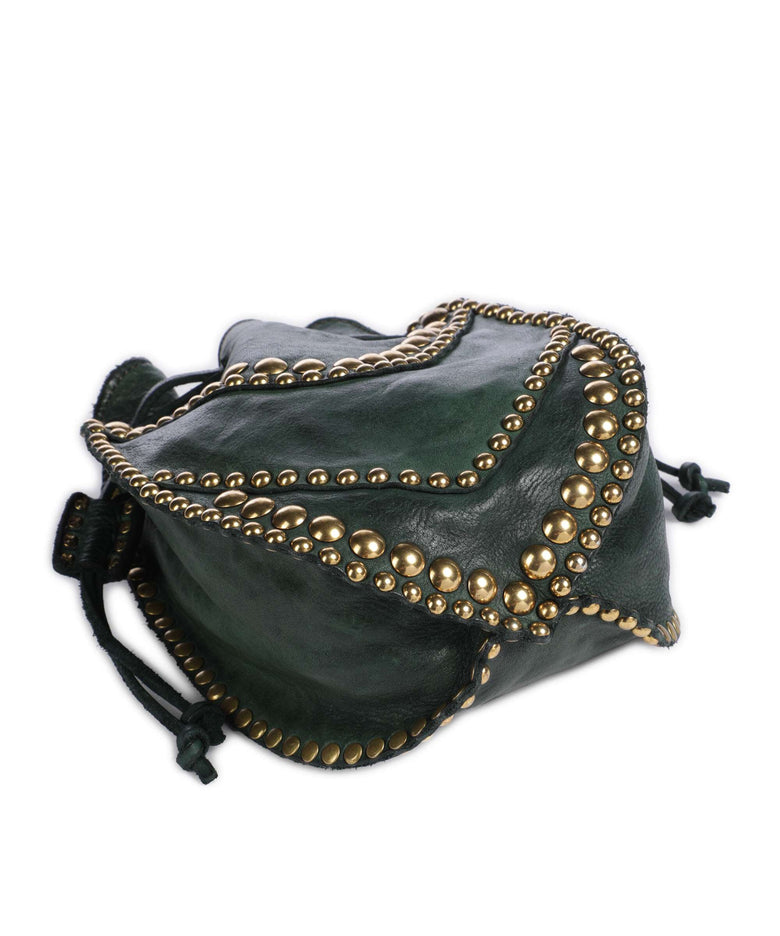 Campomaggi Bucket bag green bottle