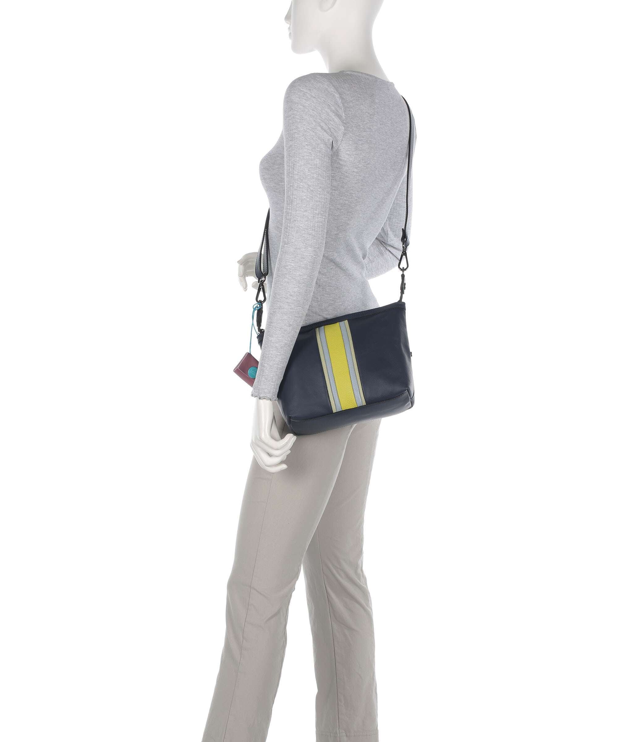 Gabs Stripes Funny Crossbody bag inchiostro blu