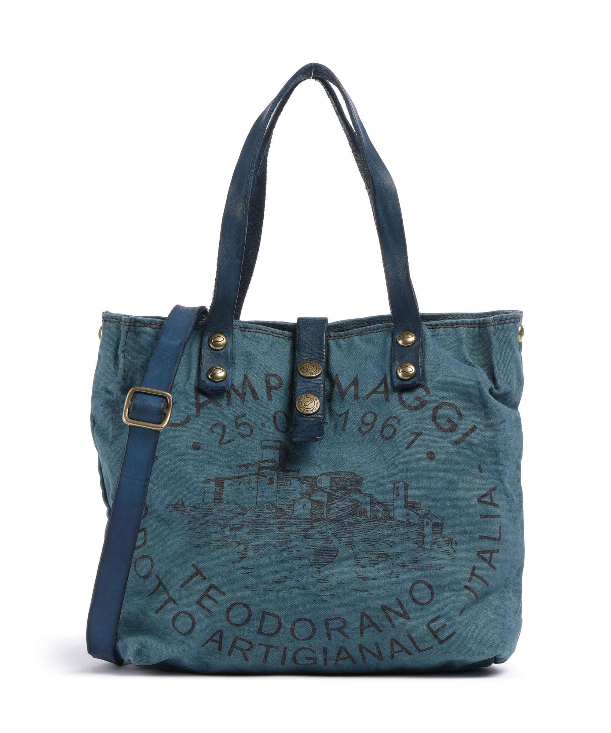 Campomaggi Handbag beige/zaffiro/moro