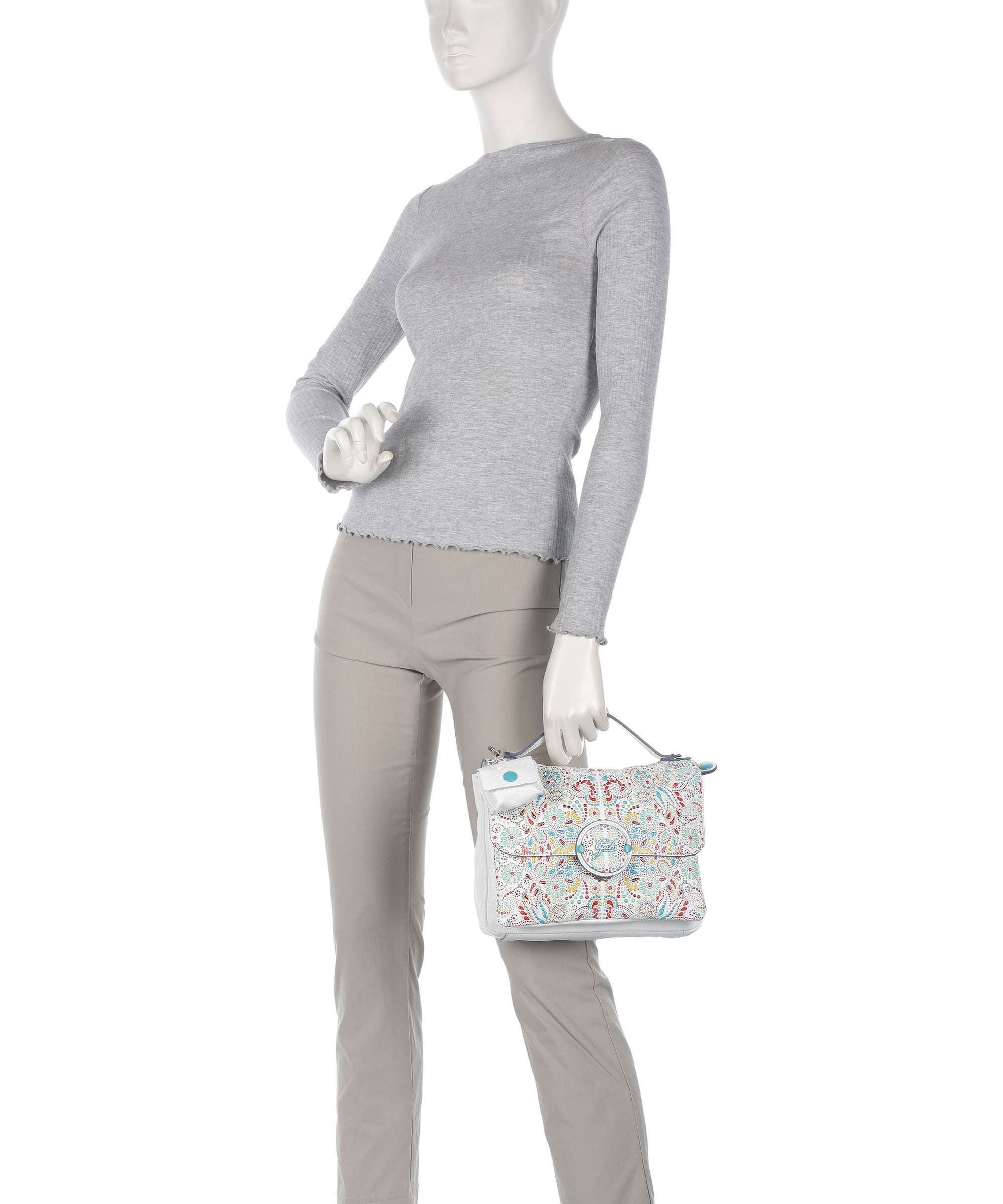 Gabs Phoenix Maioliche Shaila Crossbody bag white