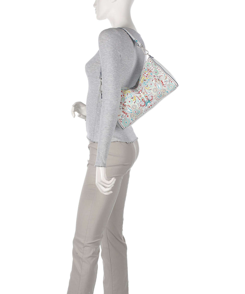 Gabs Phoenix Maioliche Pepita Shoulder bag white