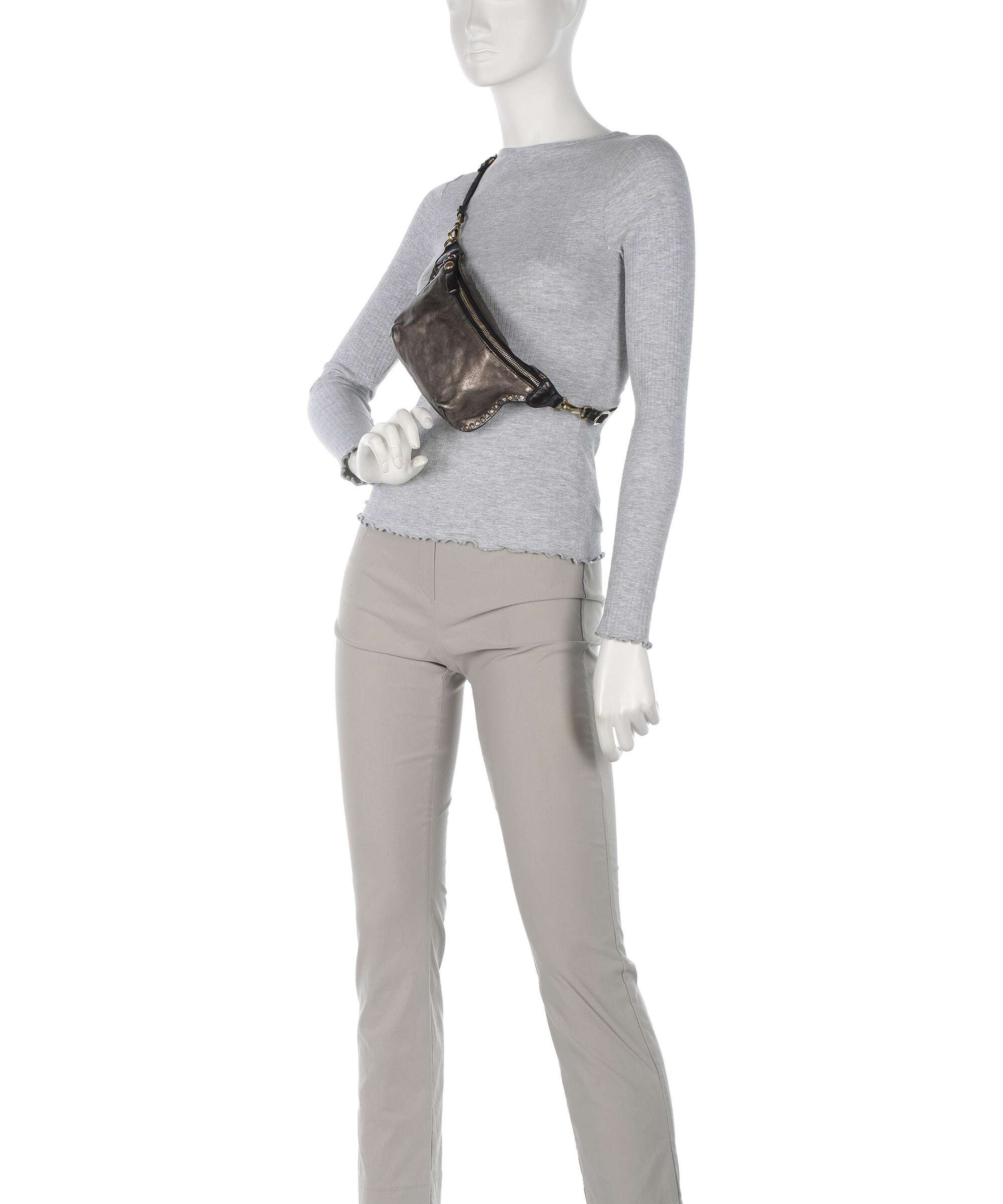 Campomaggi Belt bag lead grey