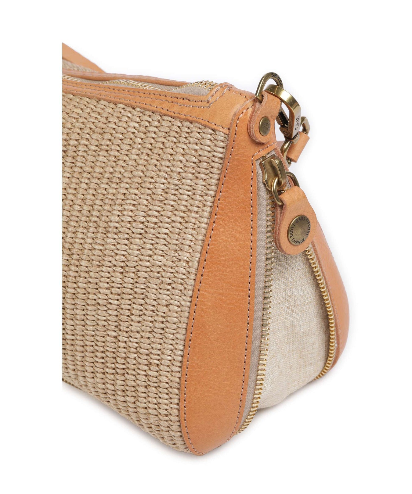 Gabs Oceania Pepita Shoulder bag beige/oro/naturale