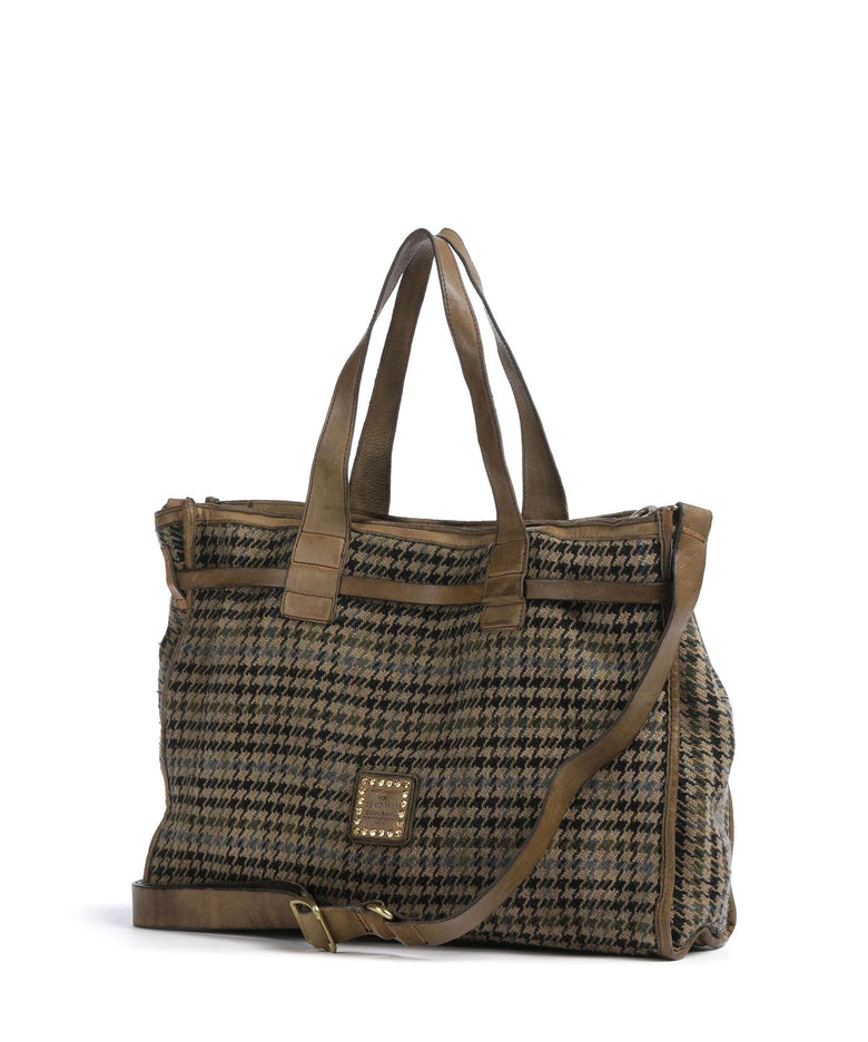 Campomaggi Handbag beige/nero