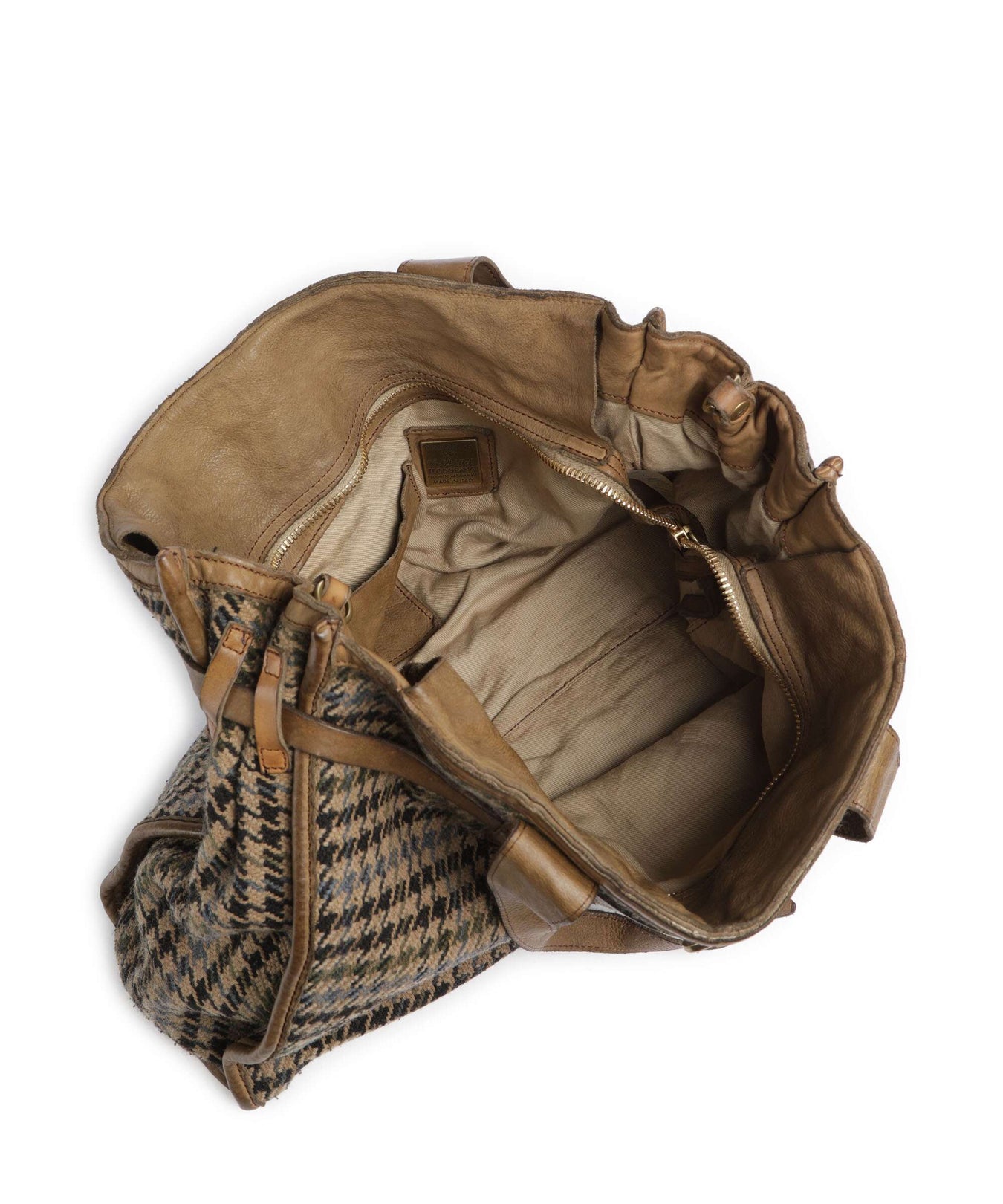 Campomaggi Handbag beige/nero