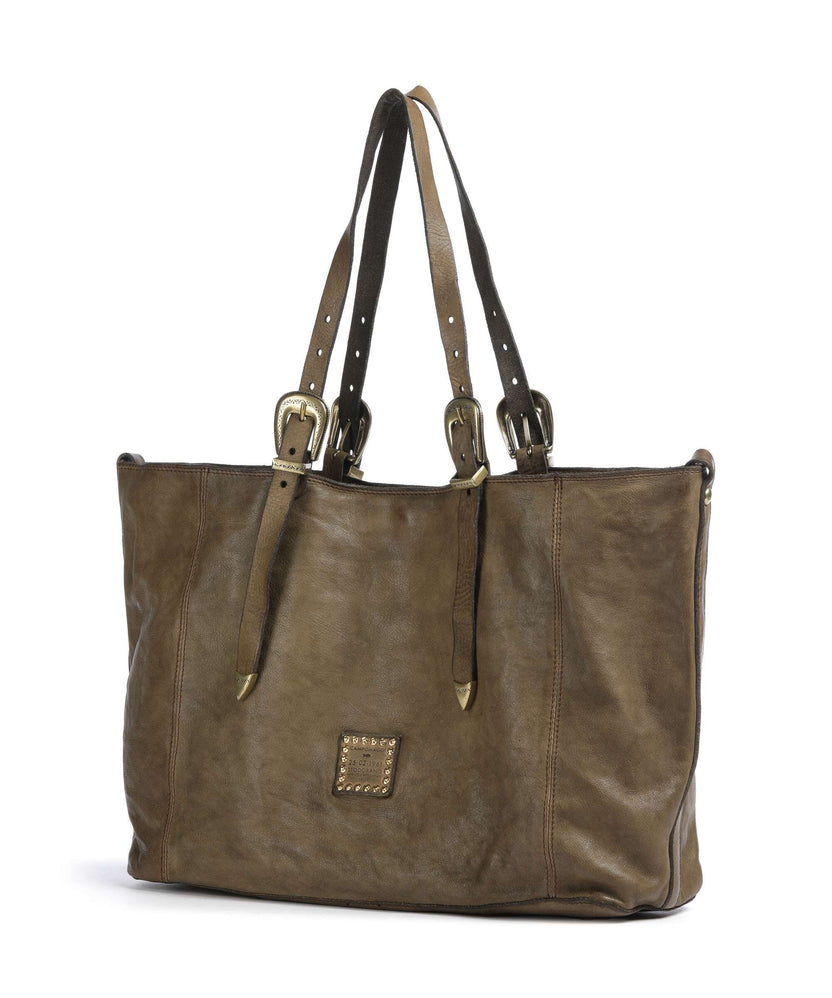 Campomaggi Tote bag verde militare