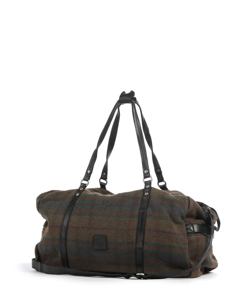 Campomaggi Weekend bag scozzese fuxia/nero