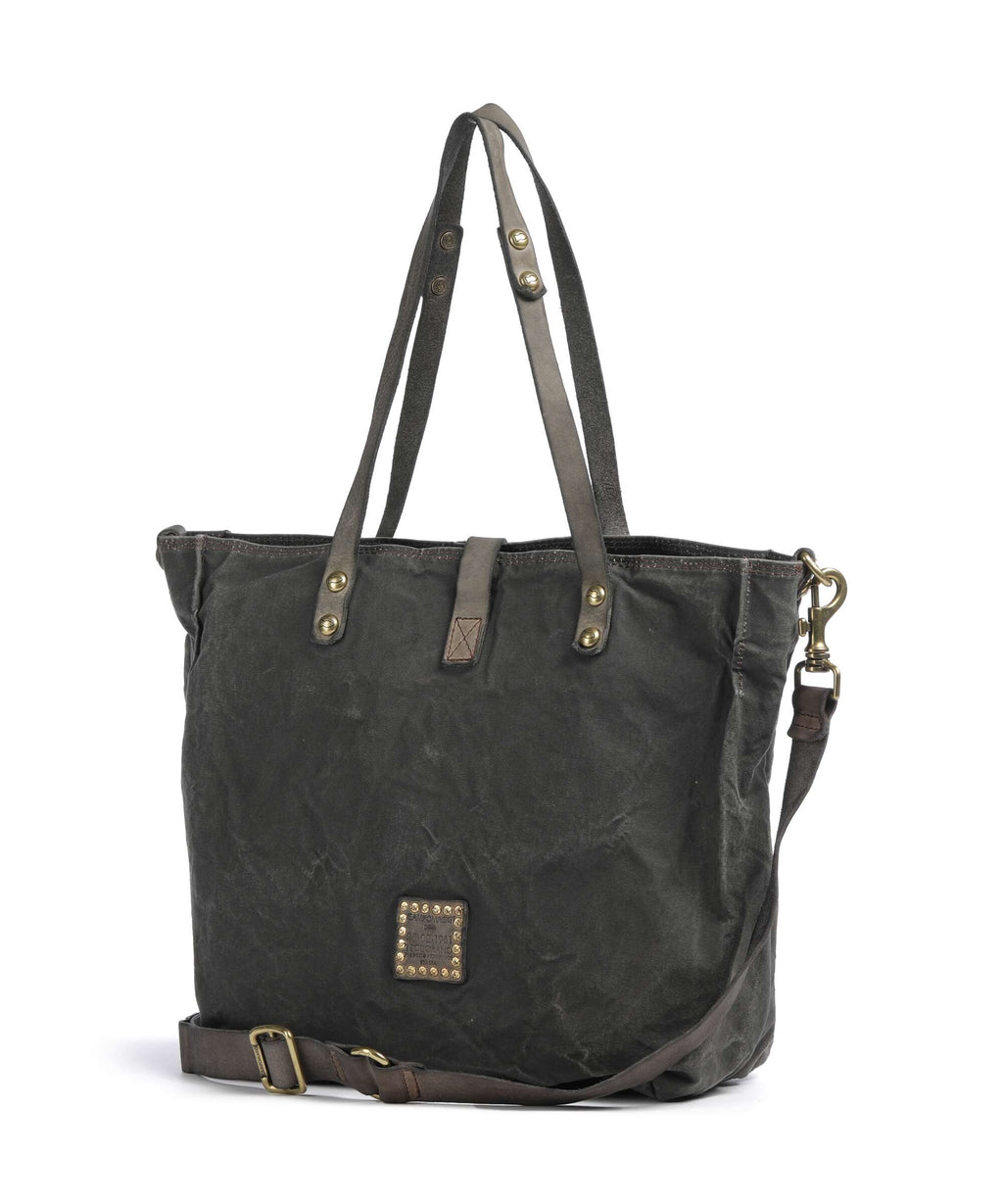 Campomaggi Tote bag grigio ghiaccio