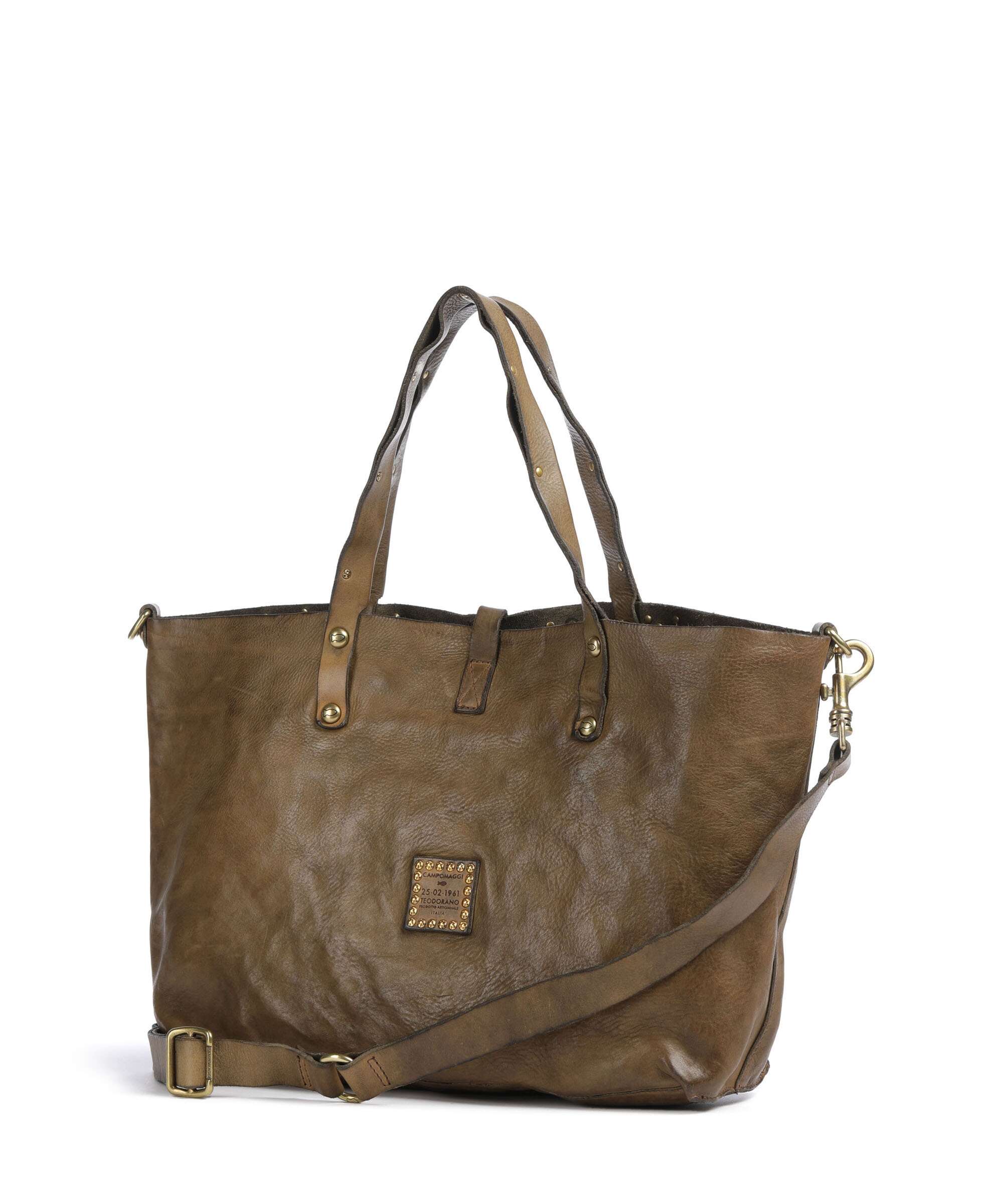 Campomaggi Tote bag verde militare