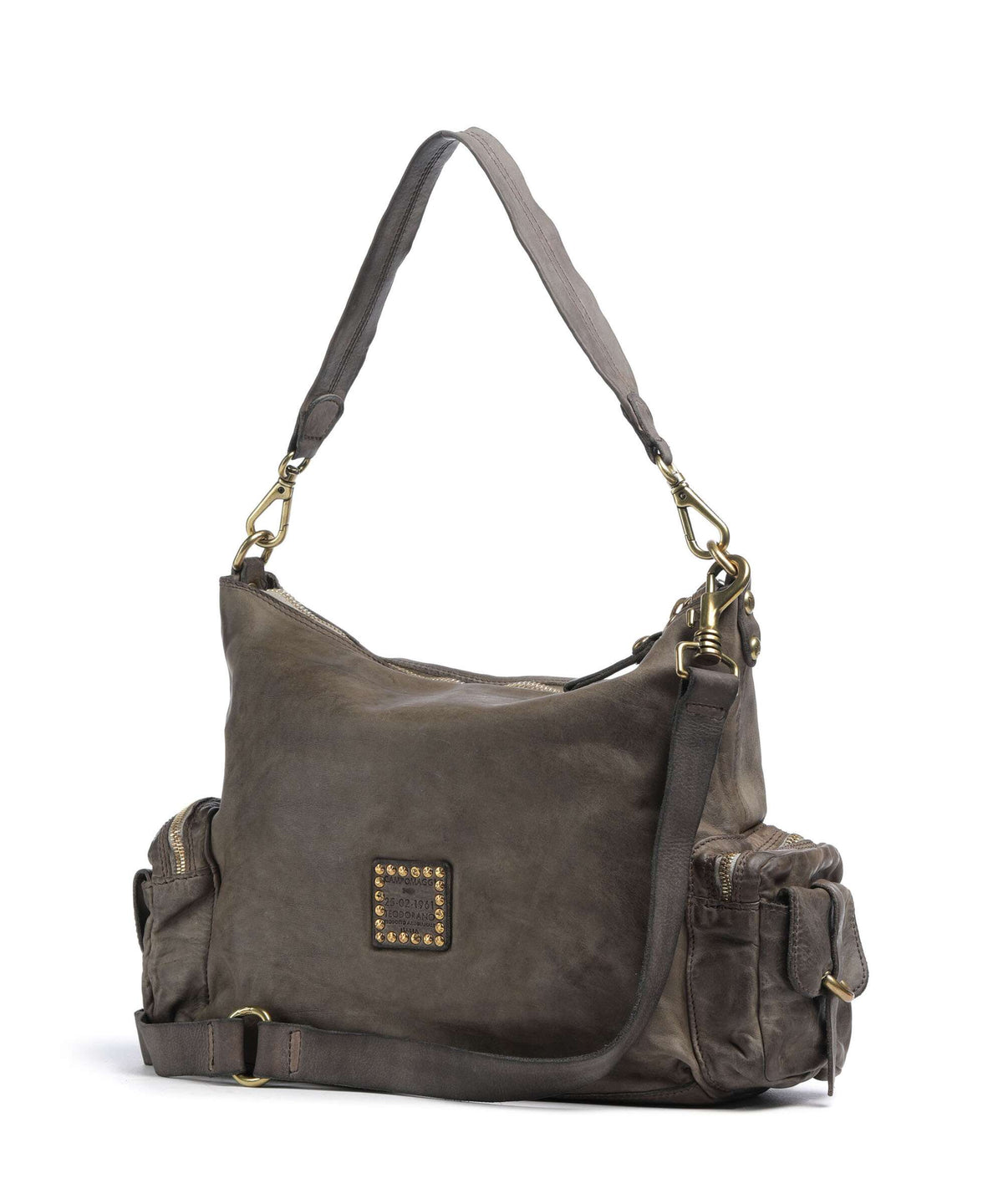 Campomaggi Hobo bag cemento