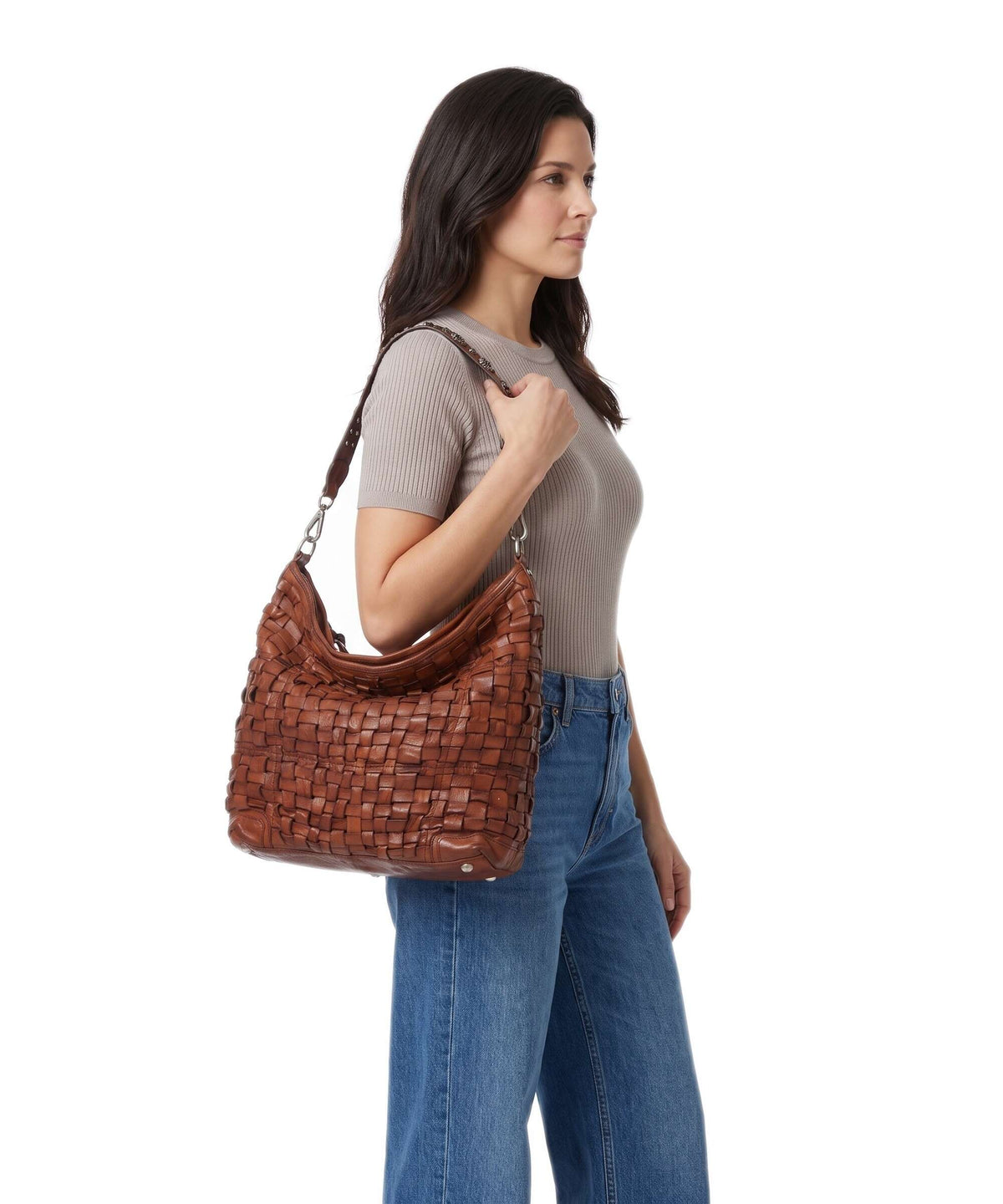 Campomaggi Hobo bag cognac