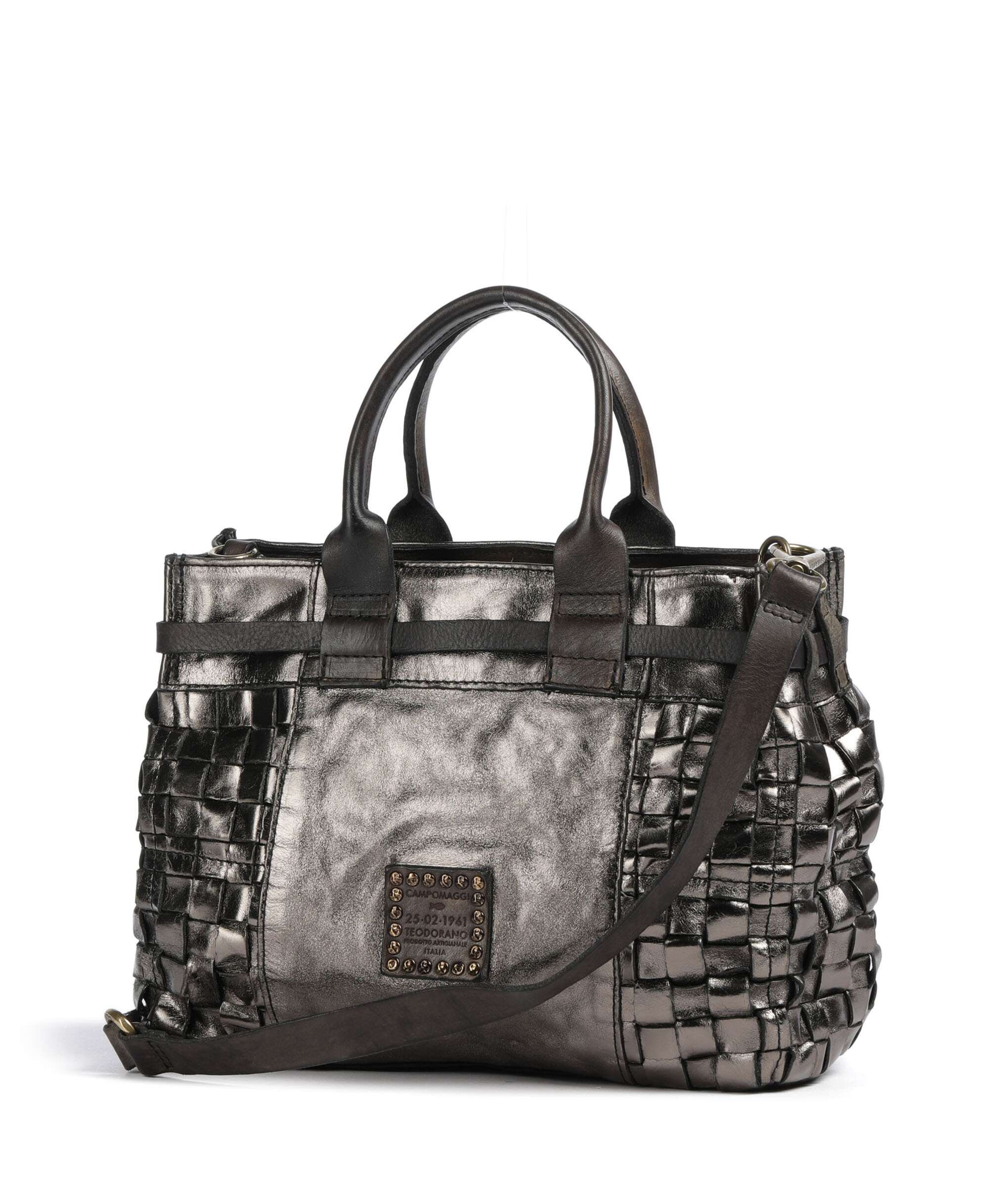 Campomaggi Handbag lead grey