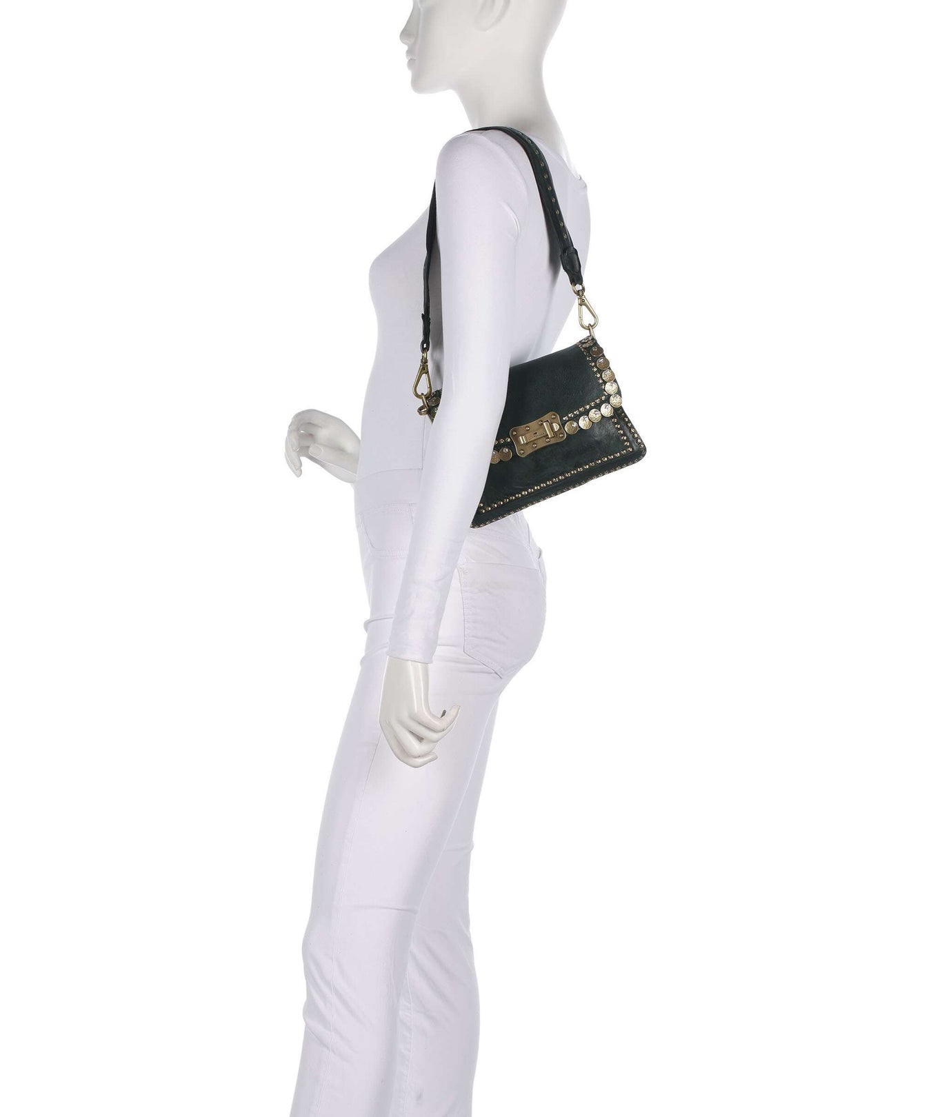 Campomaggi Shoulder bag green bottle