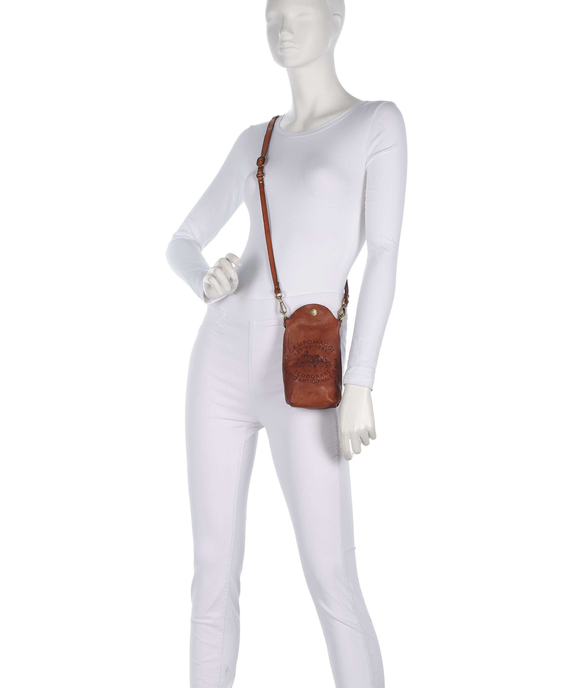 Campomaggi Phone bag cognac