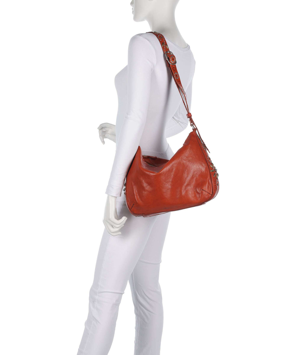 Campomaggi Hobo bag brick