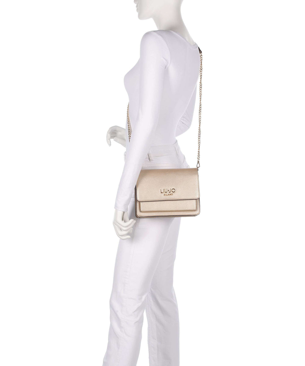 Liu Jo Icon M Crossbody bag light gold