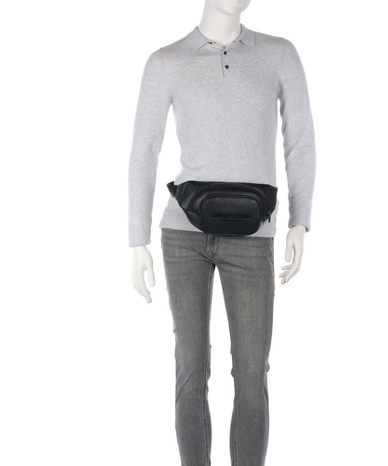Armani Exchange Miami Belt bag black
