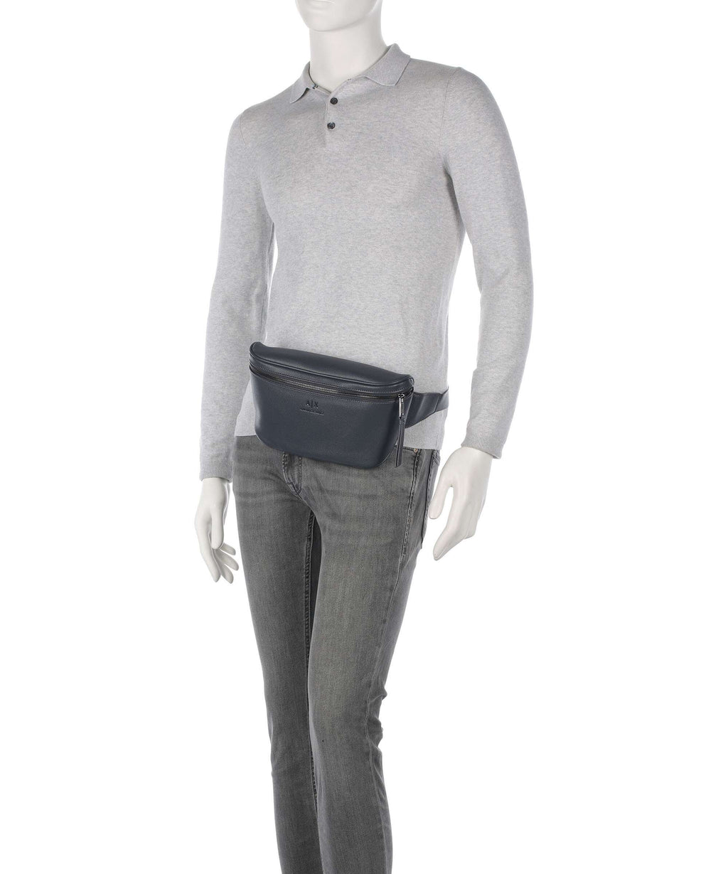 Armani Exchange Dino Belt bag ebony