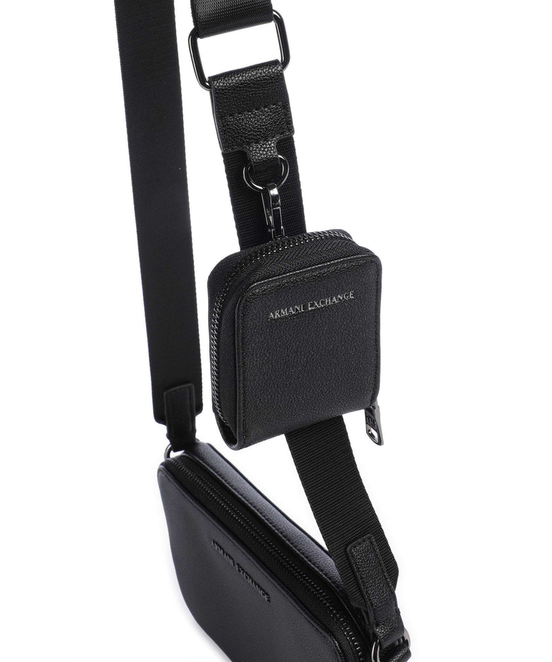 Armani Exchange Lost in Sounds Crossbody bag black