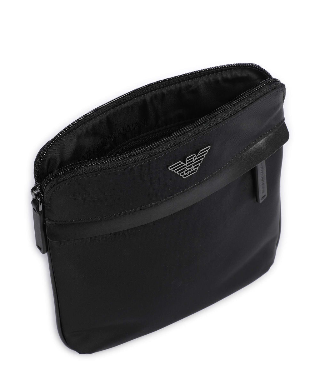 Emporio Armani Recycled Nylon Crossbody bag black beauty