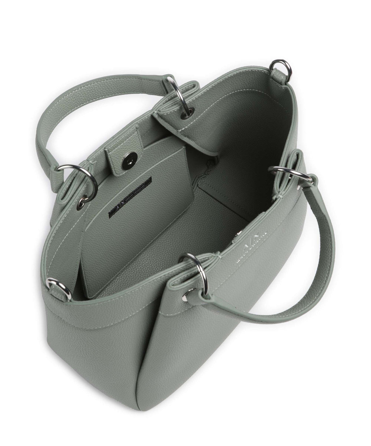 Armani Exchange Wave M Handbag sage
