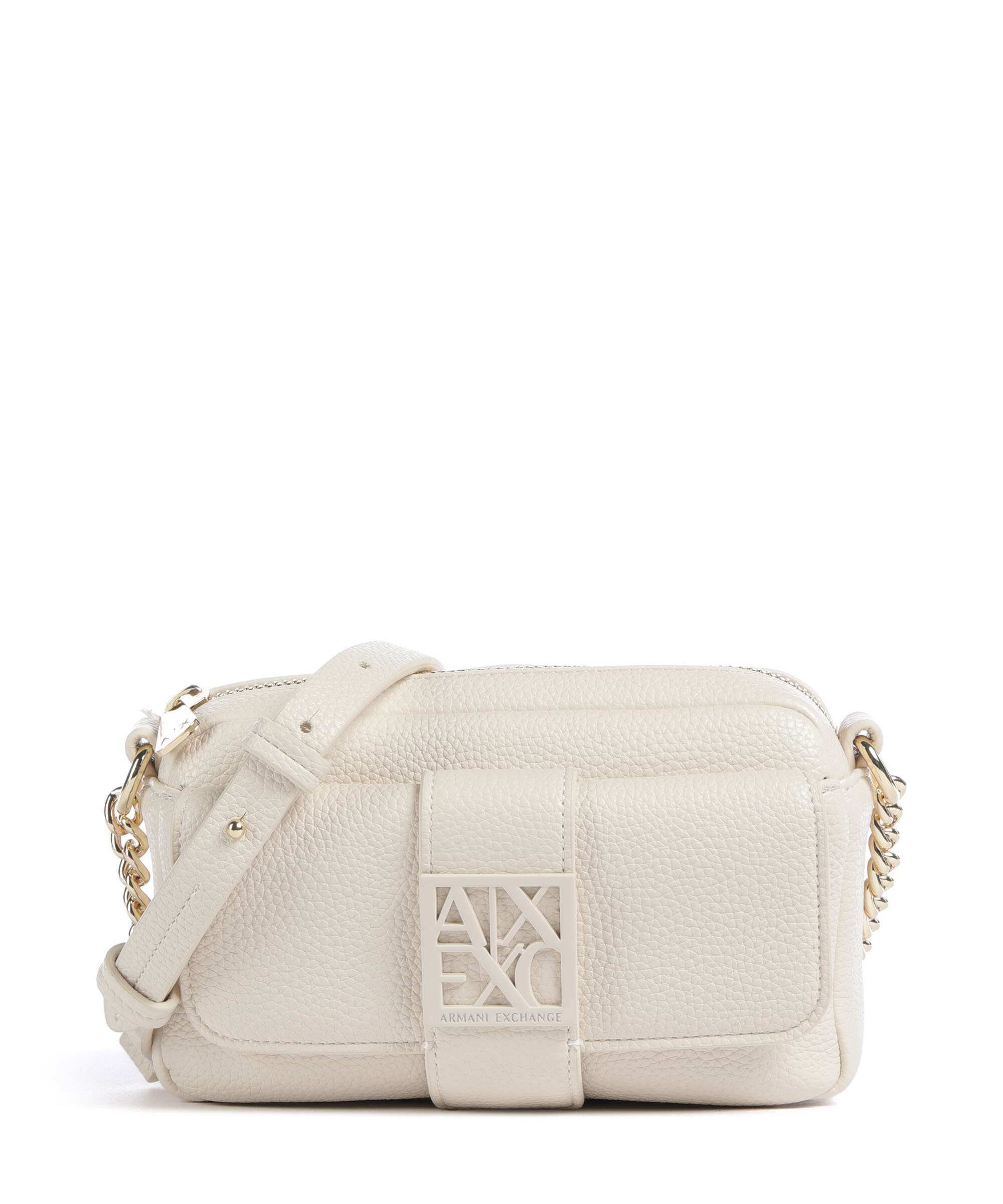Armani Exchange Susy Soft Crossbody bag offwhite