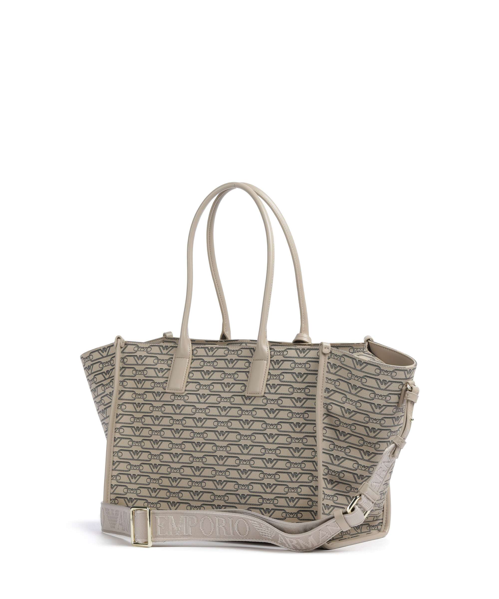 Emporio Armani La Gio Tote bag ecru/nero