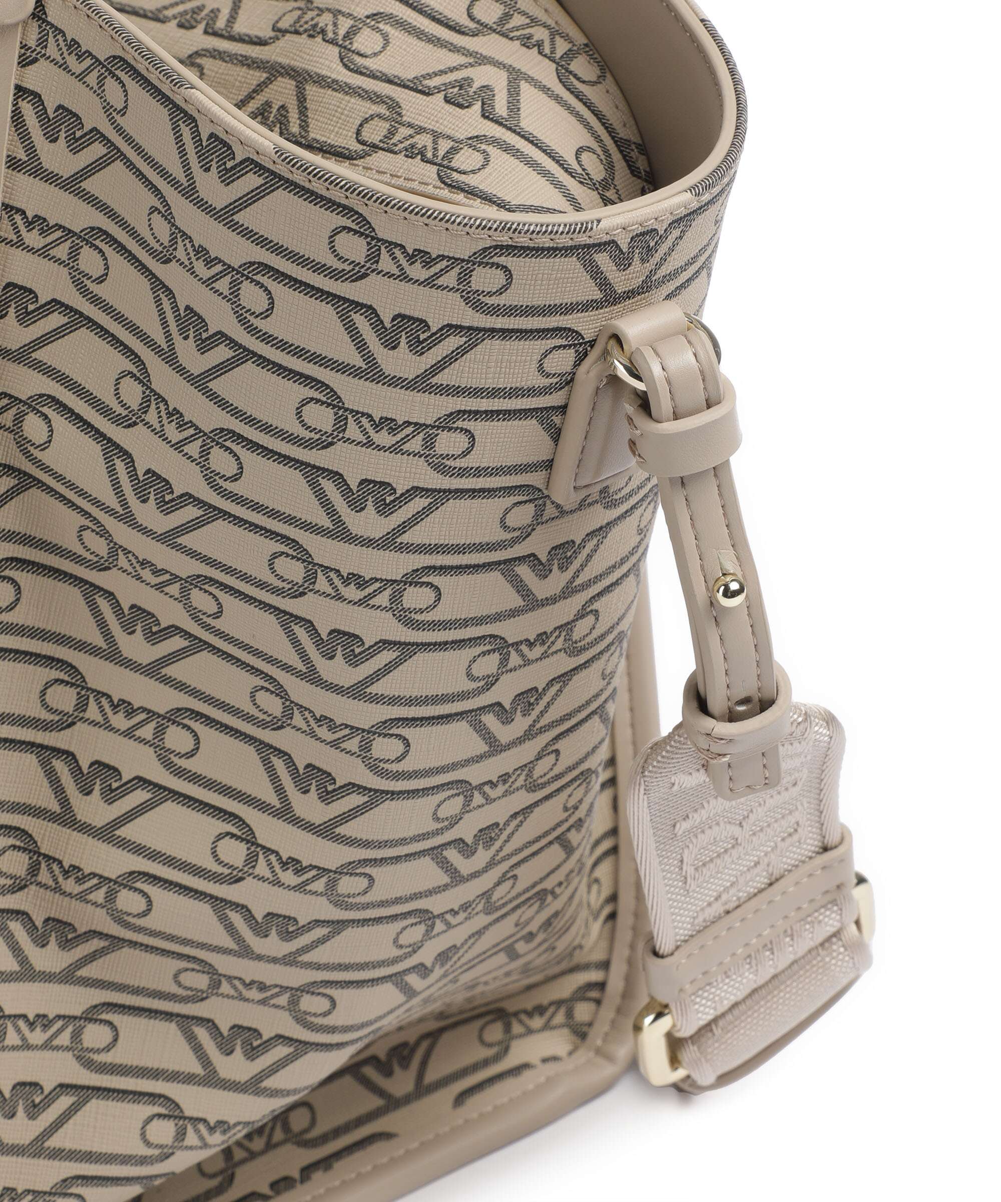 Emporio Armani La Gio Tote bag ecru/nero