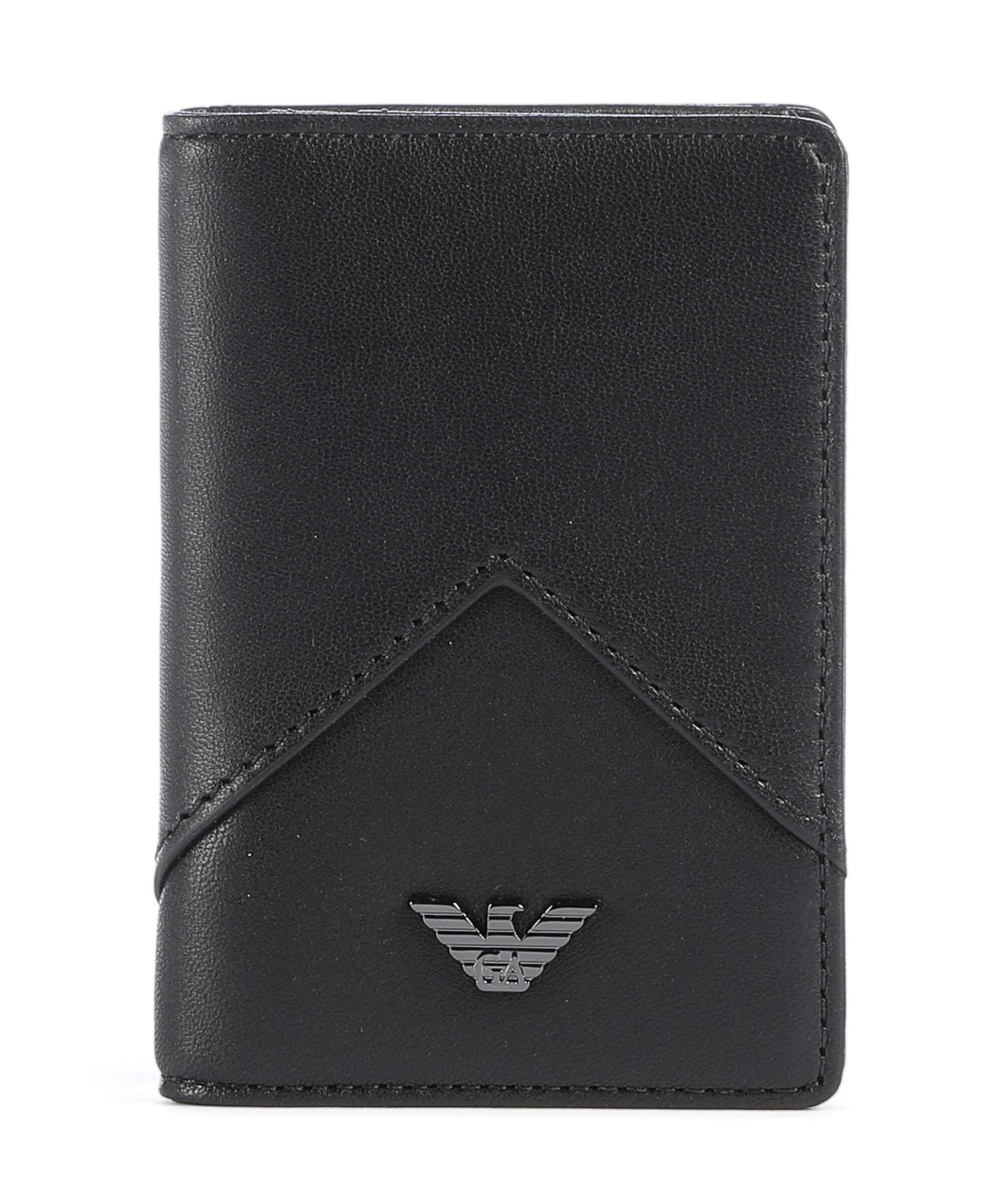 Emporio Armani Premium Nappa Credit card holder black beauty