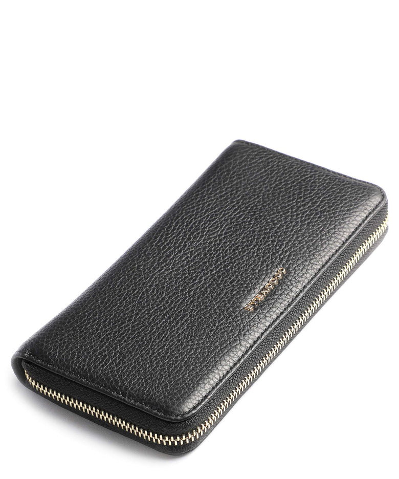 Coccinelle Metallic Soft Wallet noir